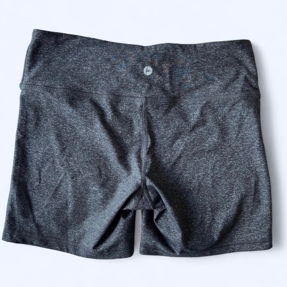 90 Degree By Reflex Womens Charcoal Grey Spandex Shorts Activewear Athleisure XS - Picture 2 of 5